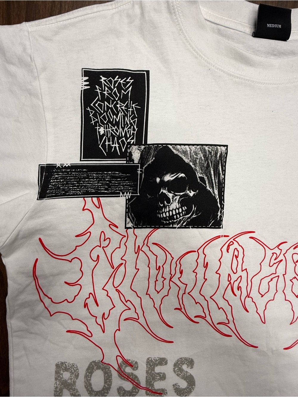Civil Regime “It’s Our Time” White Short Sleeve Mens T-Shirt Size Medium Rare! - Picture 5 of 10